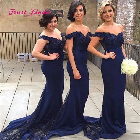 maid of honor dresses navy blue